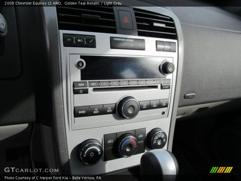 Golden Teal Metallic / Light Gray 2008 Chevrolet Equinox LS AWD