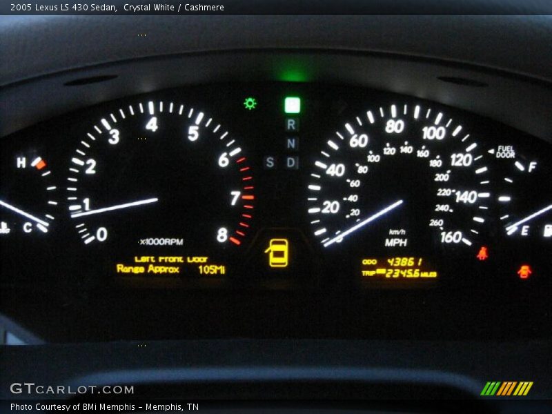 Crystal White / Cashmere 2005 Lexus LS 430 Sedan