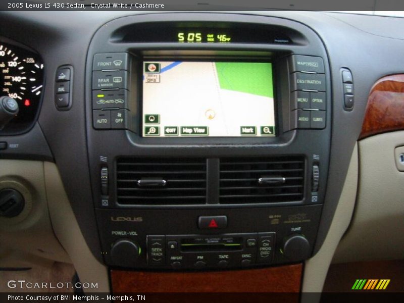 Crystal White / Cashmere 2005 Lexus LS 430 Sedan