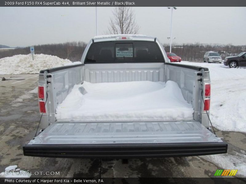 Brilliant Silver Metallic / Black/Black 2009 Ford F150 FX4 SuperCab 4x4
