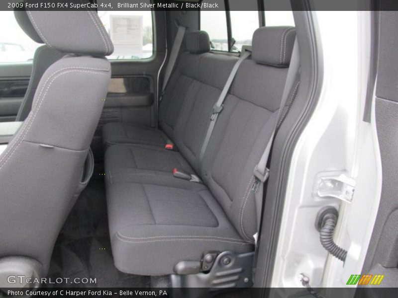 Brilliant Silver Metallic / Black/Black 2009 Ford F150 FX4 SuperCab 4x4