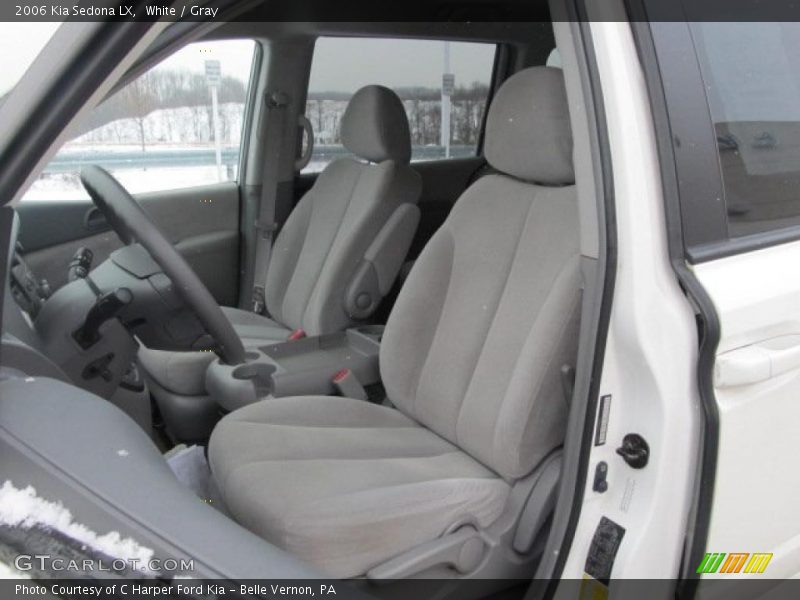 White / Gray 2006 Kia Sedona LX