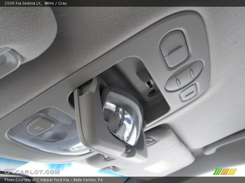 White / Gray 2006 Kia Sedona LX