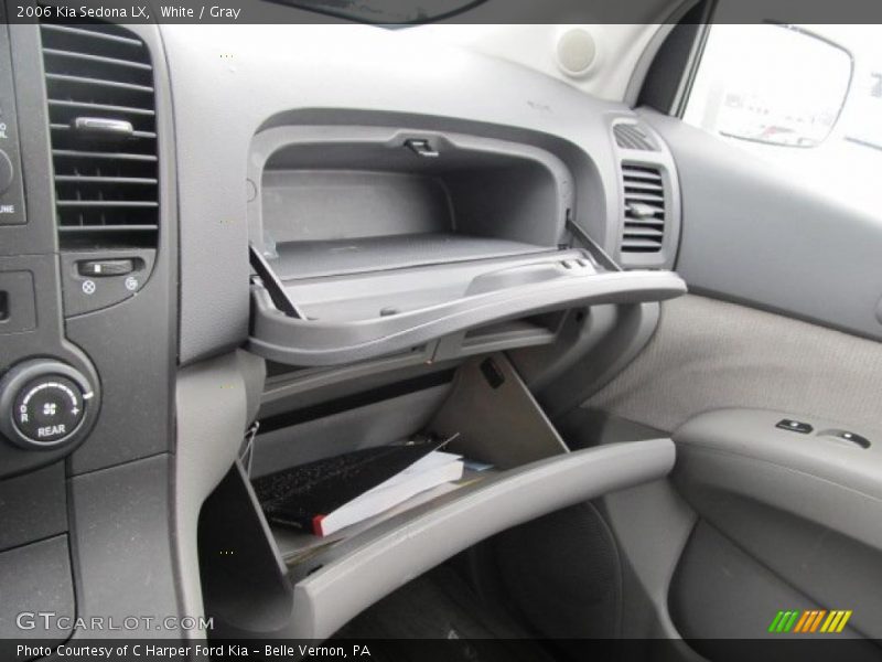 White / Gray 2006 Kia Sedona LX