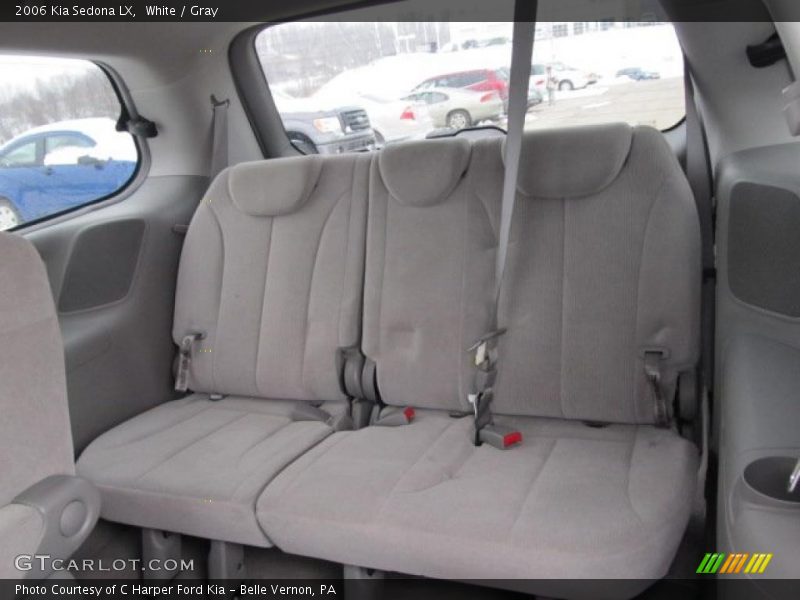 White / Gray 2006 Kia Sedona LX