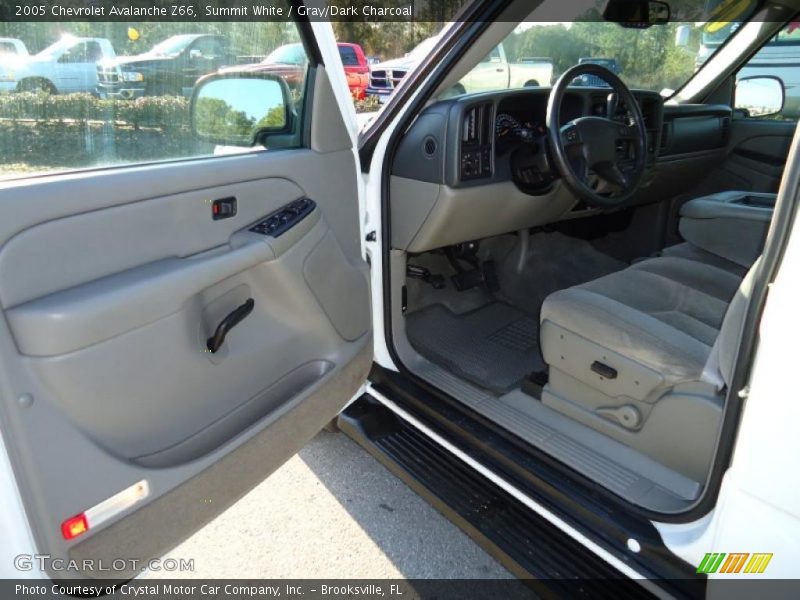 Summit White / Gray/Dark Charcoal 2005 Chevrolet Avalanche Z66
