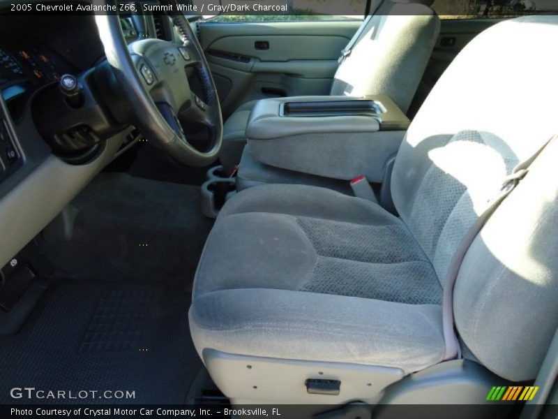 Summit White / Gray/Dark Charcoal 2005 Chevrolet Avalanche Z66