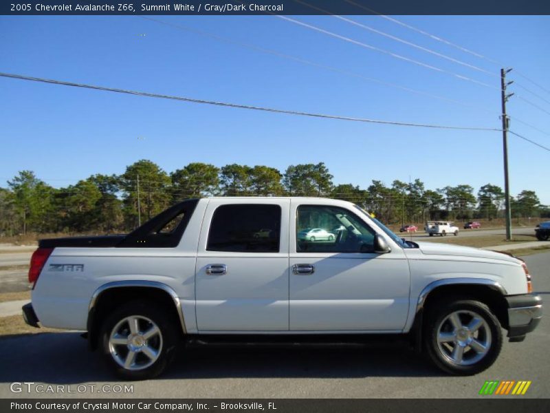 Summit White / Gray/Dark Charcoal 2005 Chevrolet Avalanche Z66