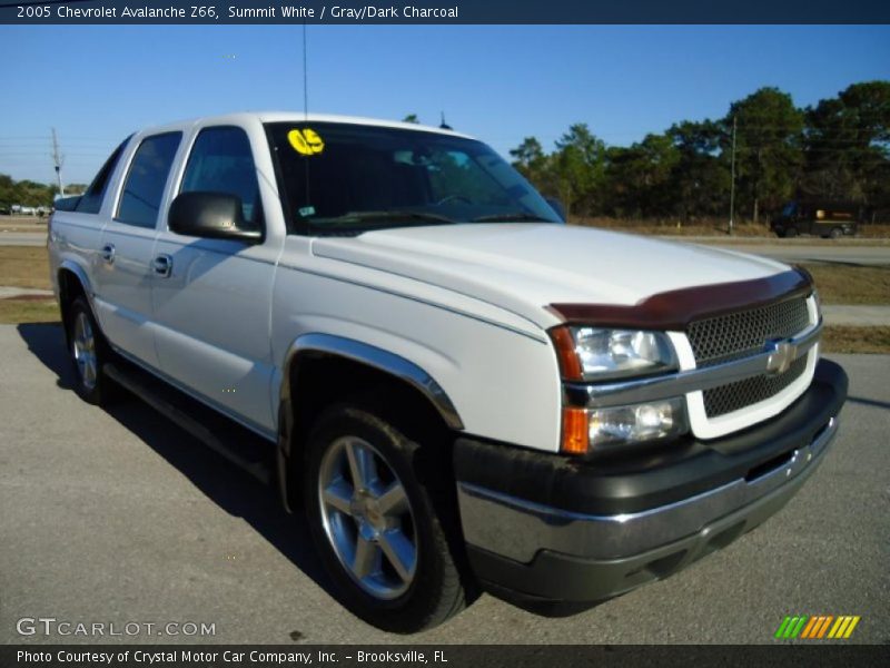 Summit White / Gray/Dark Charcoal 2005 Chevrolet Avalanche Z66