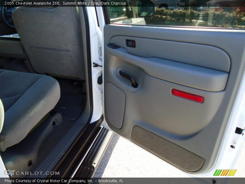 Summit White / Gray/Dark Charcoal 2005 Chevrolet Avalanche Z66