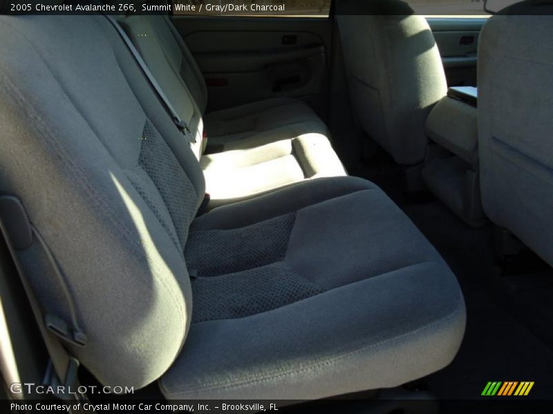 Summit White / Gray/Dark Charcoal 2005 Chevrolet Avalanche Z66
