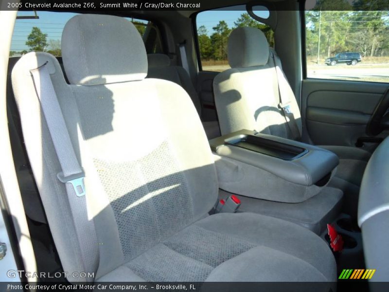 Summit White / Gray/Dark Charcoal 2005 Chevrolet Avalanche Z66
