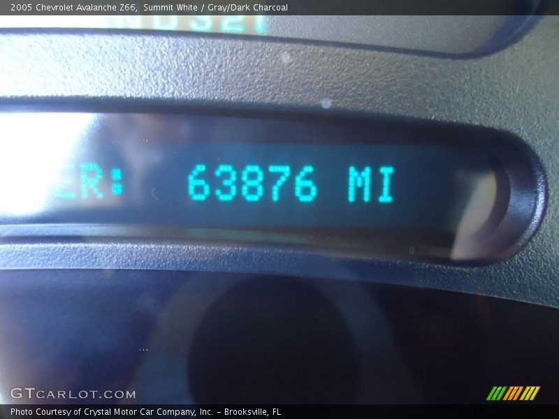 Summit White / Gray/Dark Charcoal 2005 Chevrolet Avalanche Z66