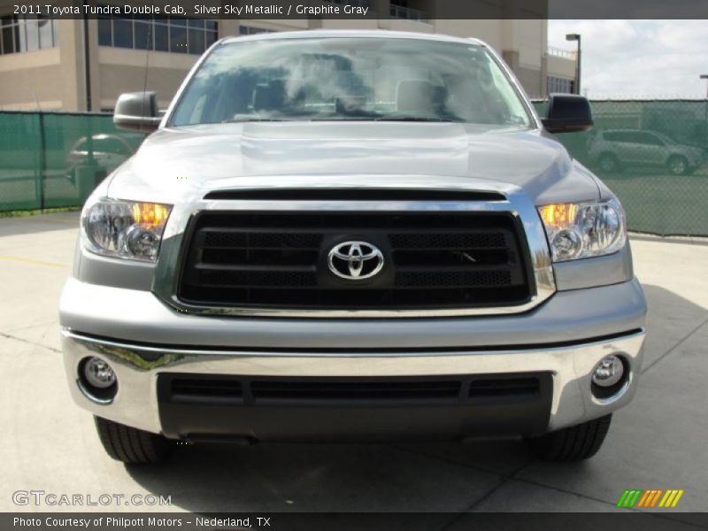 Silver Sky Metallic / Graphite Gray 2011 Toyota Tundra Double Cab