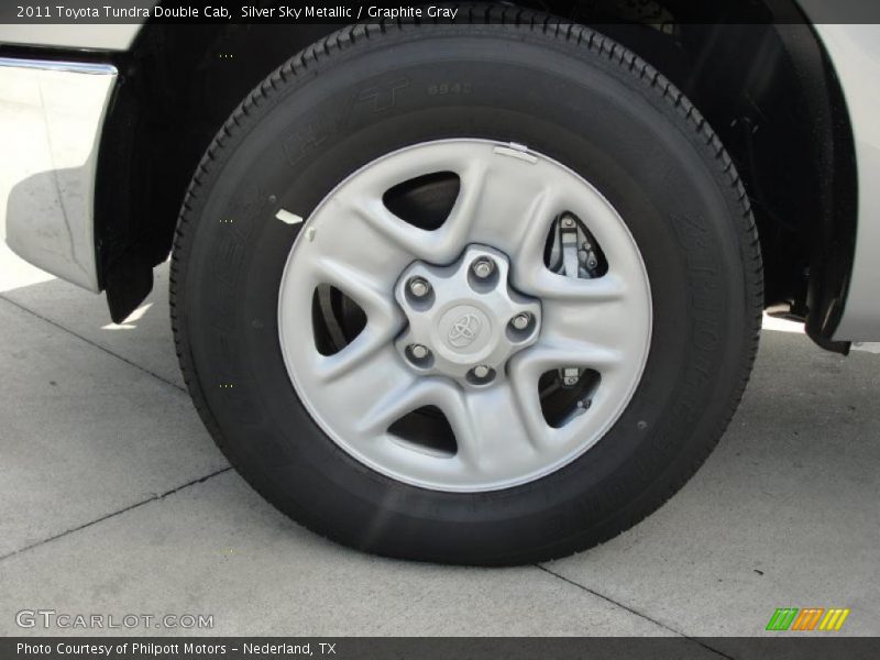 Silver Sky Metallic / Graphite Gray 2011 Toyota Tundra Double Cab