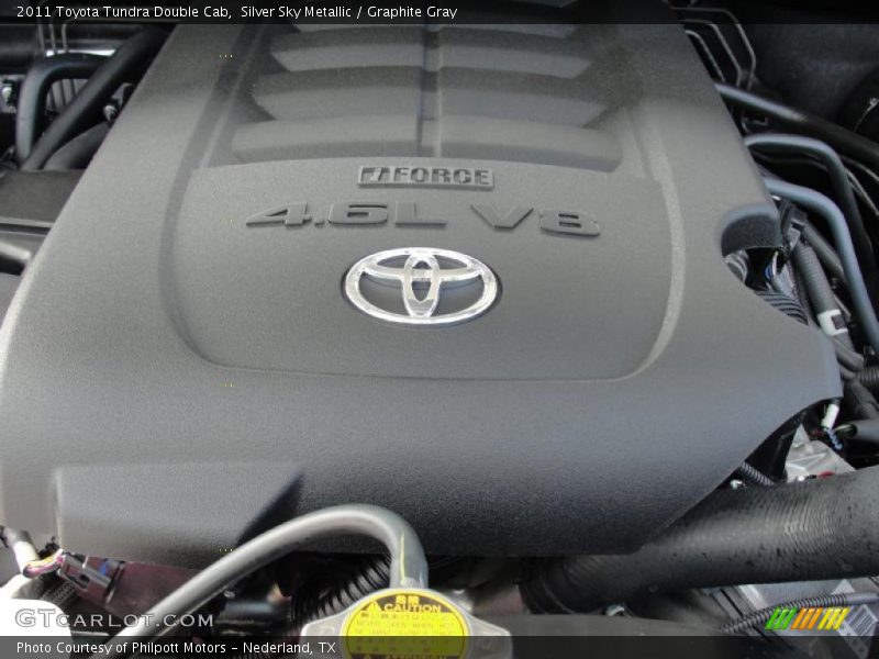 Silver Sky Metallic / Graphite Gray 2011 Toyota Tundra Double Cab