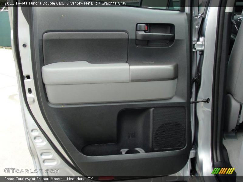 Silver Sky Metallic / Graphite Gray 2011 Toyota Tundra Double Cab