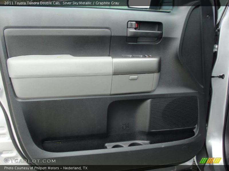 Silver Sky Metallic / Graphite Gray 2011 Toyota Tundra Double Cab