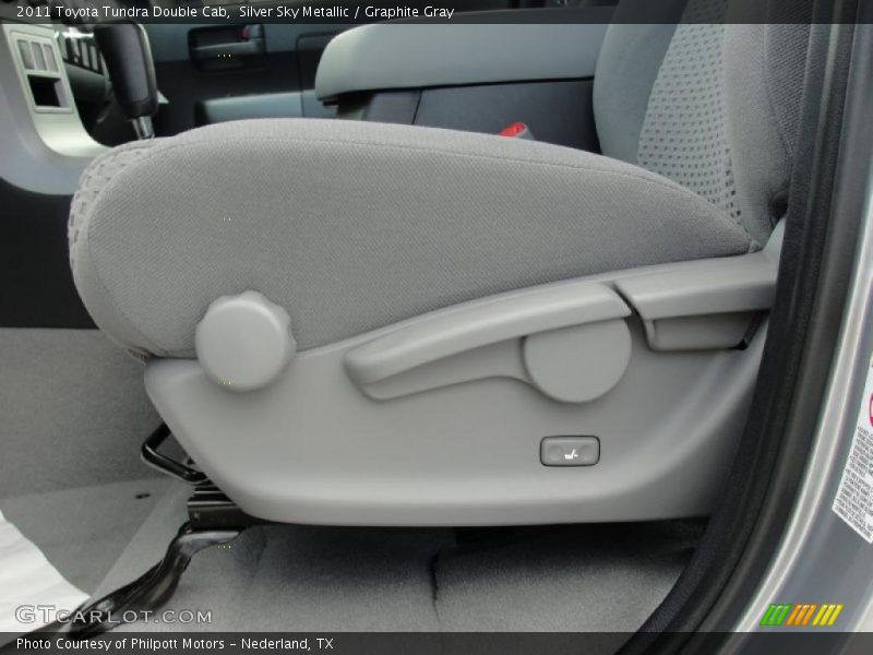 Silver Sky Metallic / Graphite Gray 2011 Toyota Tundra Double Cab