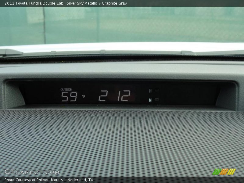 Silver Sky Metallic / Graphite Gray 2011 Toyota Tundra Double Cab