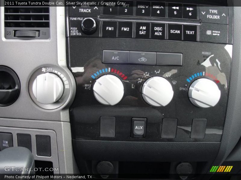 Silver Sky Metallic / Graphite Gray 2011 Toyota Tundra Double Cab