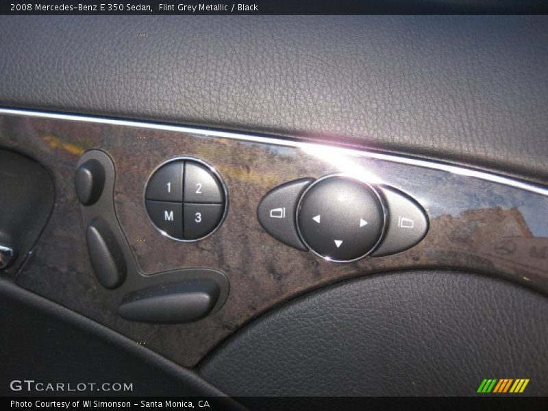 Flint Grey Metallic / Black 2008 Mercedes-Benz E 350 Sedan