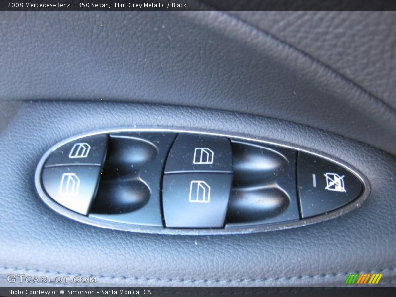 Flint Grey Metallic / Black 2008 Mercedes-Benz E 350 Sedan