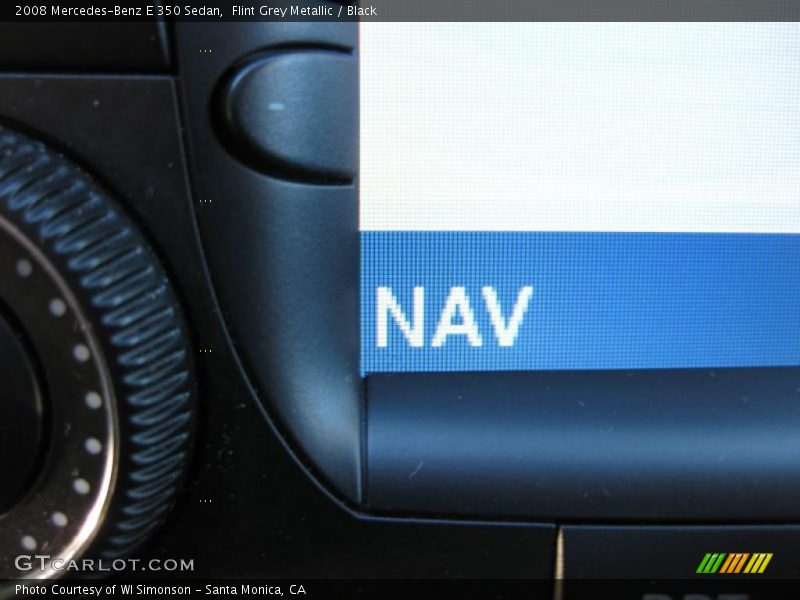 Flint Grey Metallic / Black 2008 Mercedes-Benz E 350 Sedan