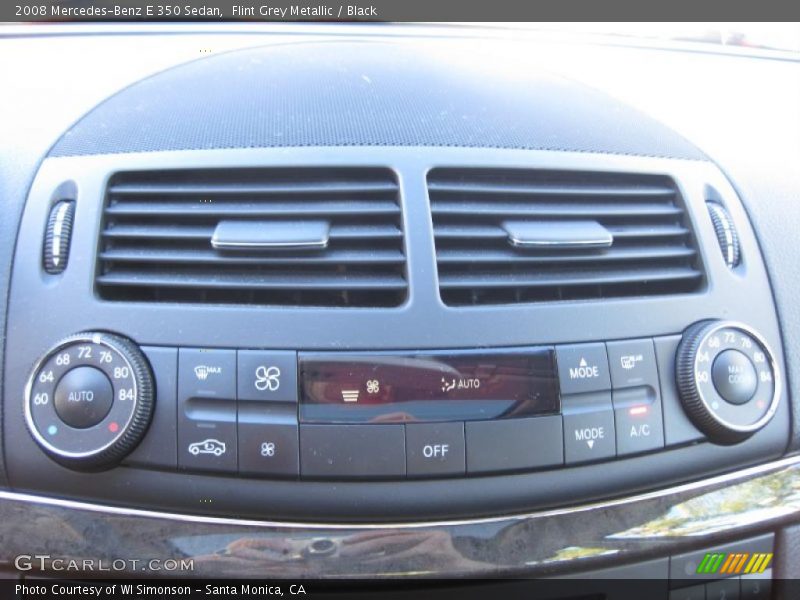Flint Grey Metallic / Black 2008 Mercedes-Benz E 350 Sedan