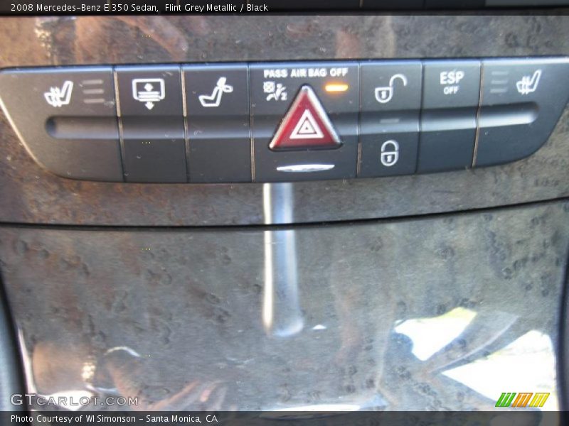 Flint Grey Metallic / Black 2008 Mercedes-Benz E 350 Sedan