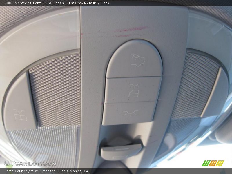 Flint Grey Metallic / Black 2008 Mercedes-Benz E 350 Sedan