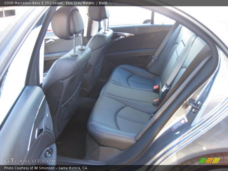 Flint Grey Metallic / Black 2008 Mercedes-Benz E 350 Sedan