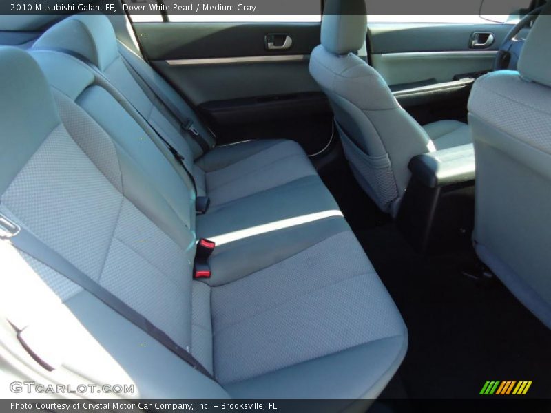 Dover White Pearl / Medium Gray 2010 Mitsubishi Galant FE