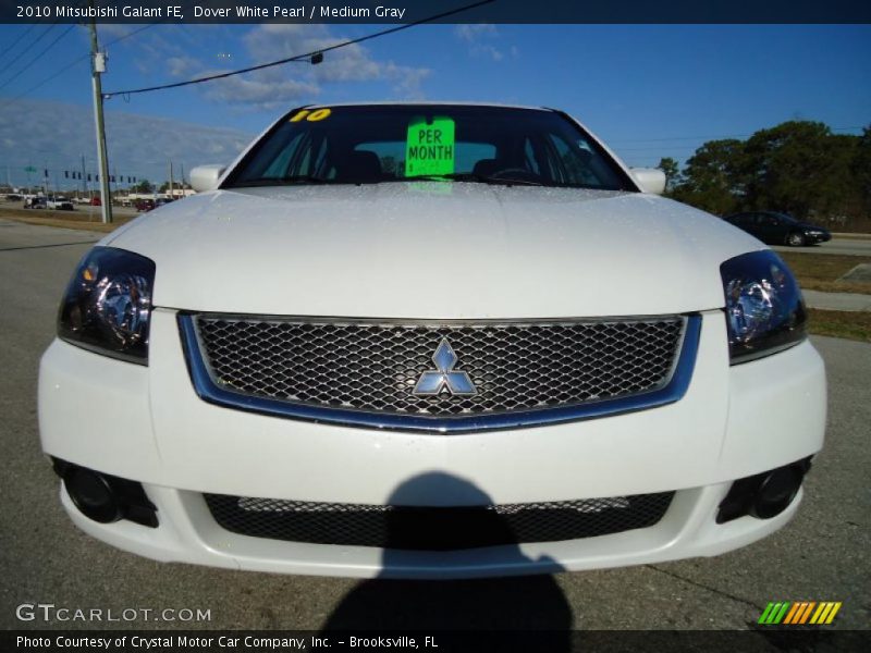 Dover White Pearl / Medium Gray 2010 Mitsubishi Galant FE