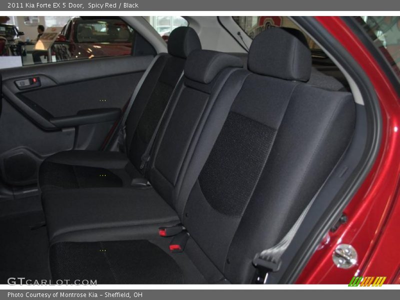 Spicy Red / Black 2011 Kia Forte EX 5 Door