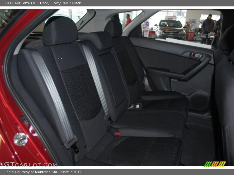 Spicy Red / Black 2011 Kia Forte EX 5 Door