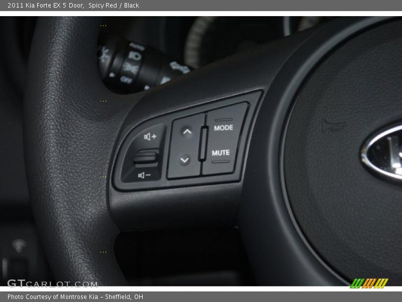 Spicy Red / Black 2011 Kia Forte EX 5 Door
