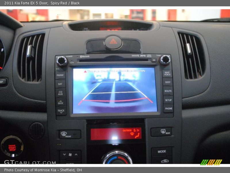 Spicy Red / Black 2011 Kia Forte EX 5 Door