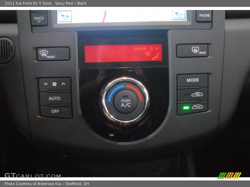 Spicy Red / Black 2011 Kia Forte EX 5 Door