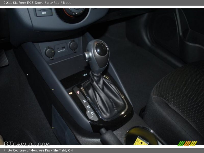 Spicy Red / Black 2011 Kia Forte EX 5 Door