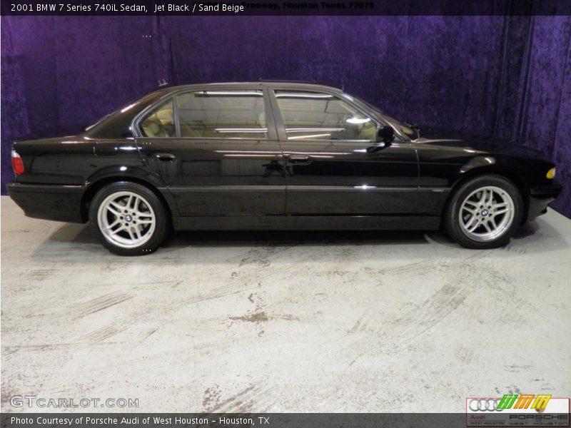 Jet Black / Sand Beige 2001 BMW 7 Series 740iL Sedan