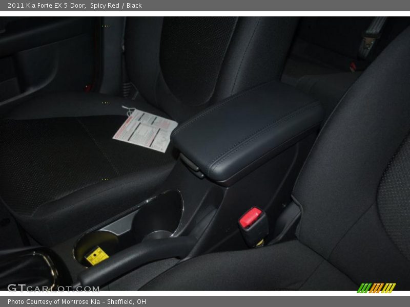 Spicy Red / Black 2011 Kia Forte EX 5 Door