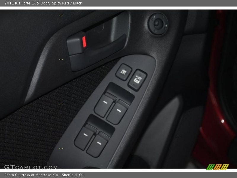 Spicy Red / Black 2011 Kia Forte EX 5 Door