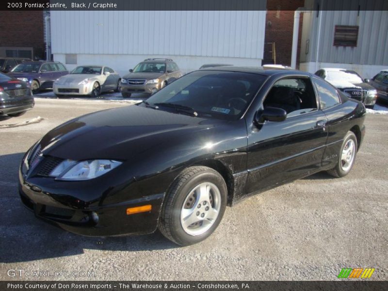 Black / Graphite 2003 Pontiac Sunfire