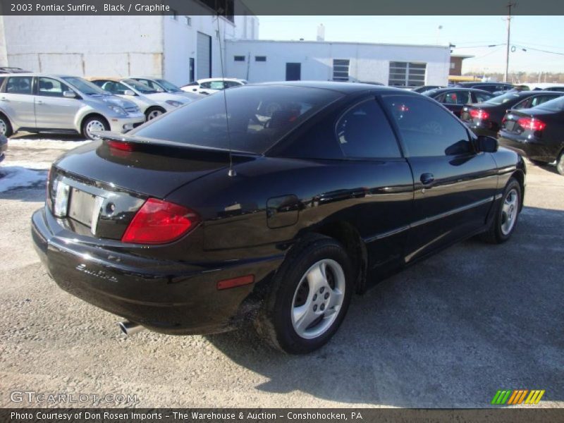 Black / Graphite 2003 Pontiac Sunfire