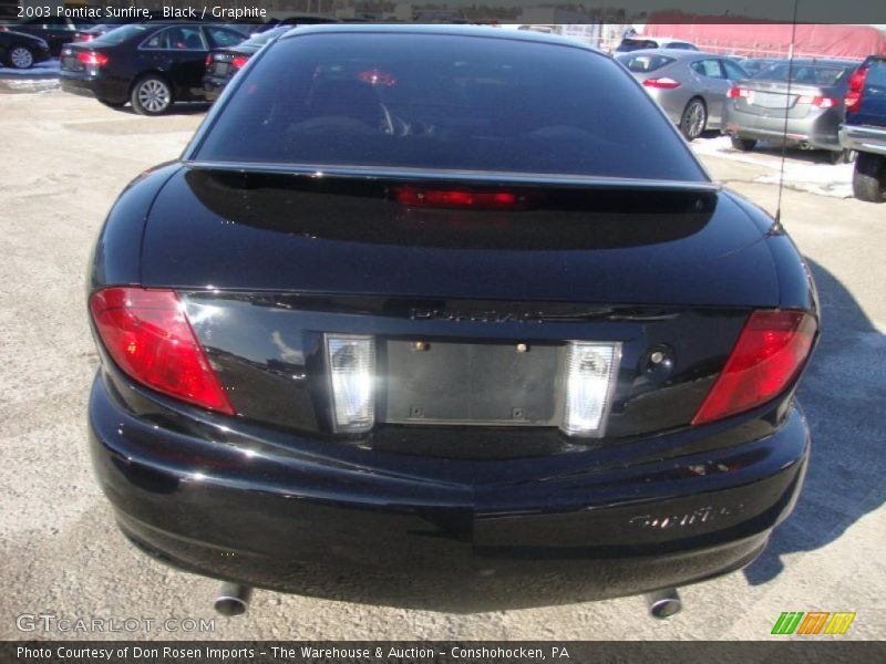 Black / Graphite 2003 Pontiac Sunfire