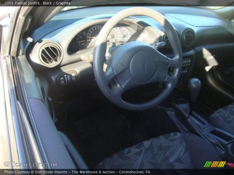 Black / Graphite 2003 Pontiac Sunfire