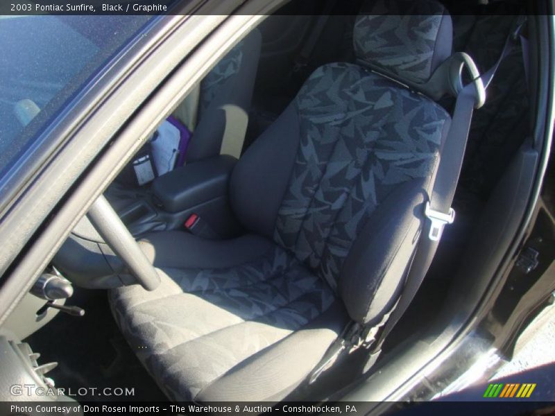 Black / Graphite 2003 Pontiac Sunfire