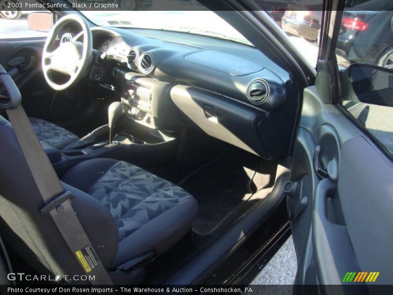 Black / Graphite 2003 Pontiac Sunfire