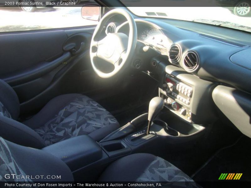 Black / Graphite 2003 Pontiac Sunfire